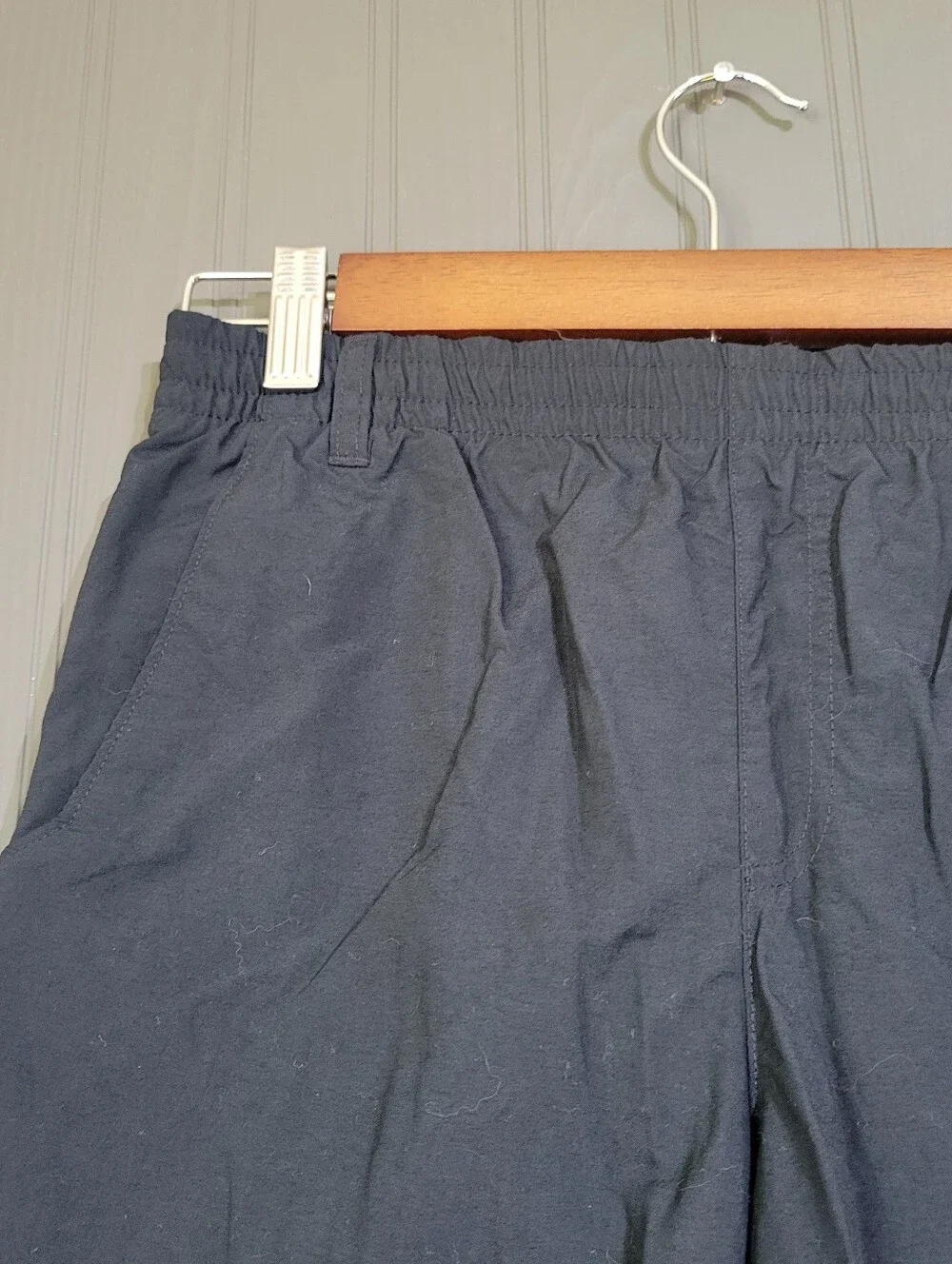 Columbia PFG Swim Trunks Shorts Brief Lined Omni-Shade Black Youth Boys Large